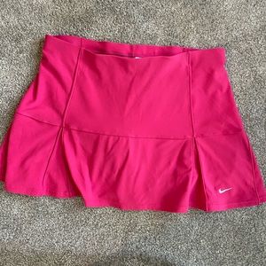 Hot pink Nike tennis skirt